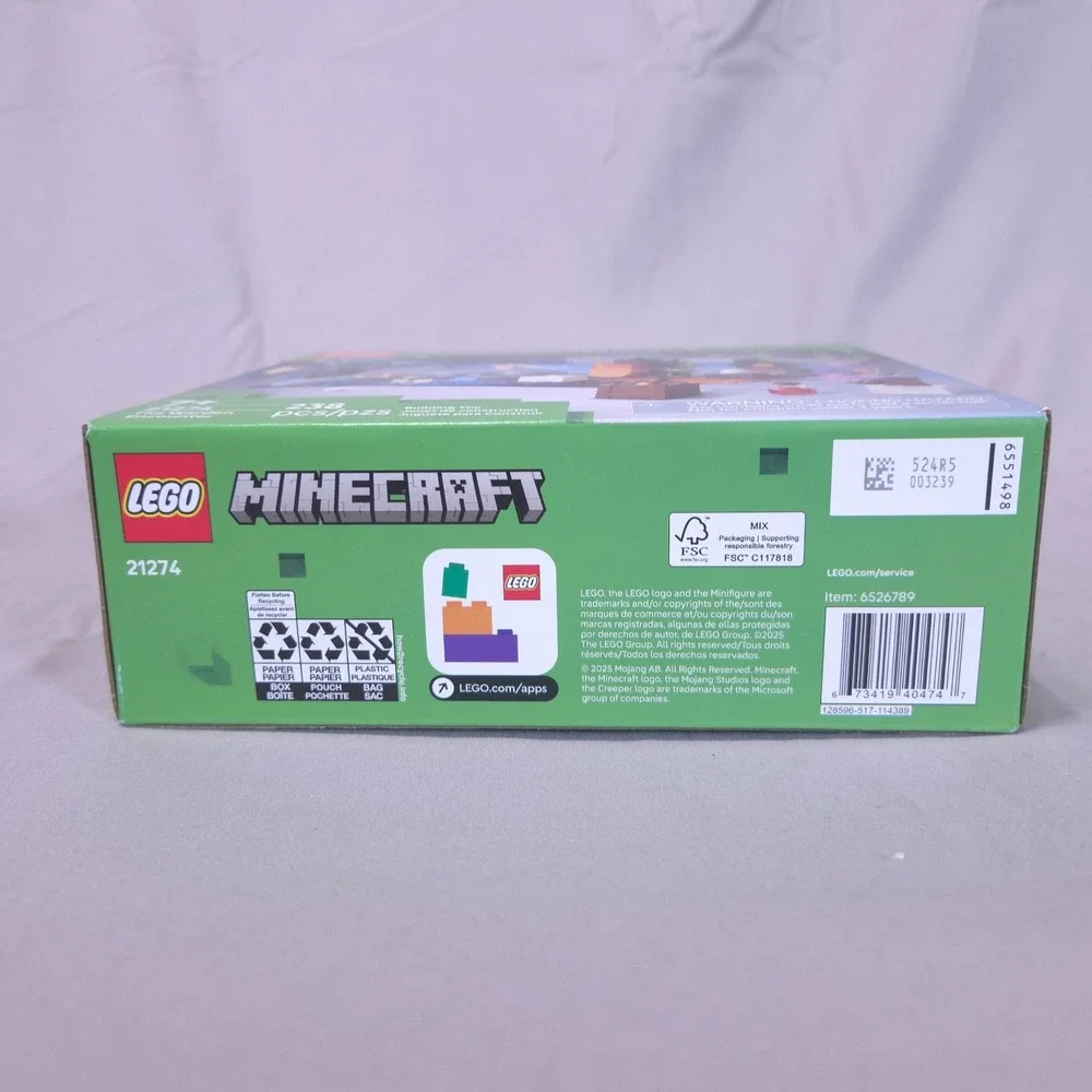 LEGO Minecraft The Warden Encounter 21274 Building Toy 238 Pieces New Sealed